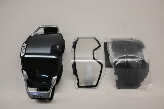 FXR 223102-0900-00 Chrome Pilot LE Goggle Kit NOS