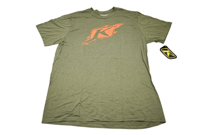 Klim 3942-000-160-300 2XL Olive/Strike Orange Scuffed T-Shirt NOS