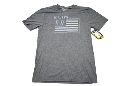 Klim 3688-000-120-682 Small Heathered Charcoal/Monument Tri-Blend T-Shirt NOS