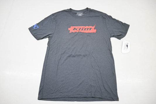 Klim 7476-000-130-600 Medium Charcoal/Fiery Red/Blue Patriot T-Shirt NOS
