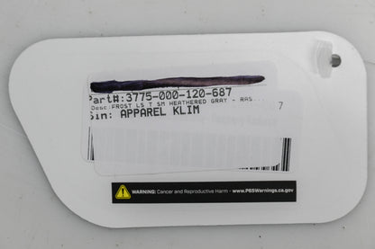 Klim 3775-000-120-687 Womens Small Heathered Gray/Rasberry Radiance Frost Longsleeve Shirt NOS