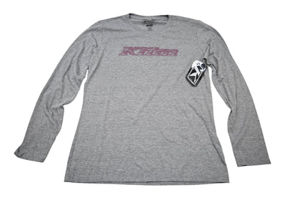 Klim 3775-000-150-687 Womens XL Heathered Gray/Rasberry Radiance Frost Longsleeve Shirt NOS