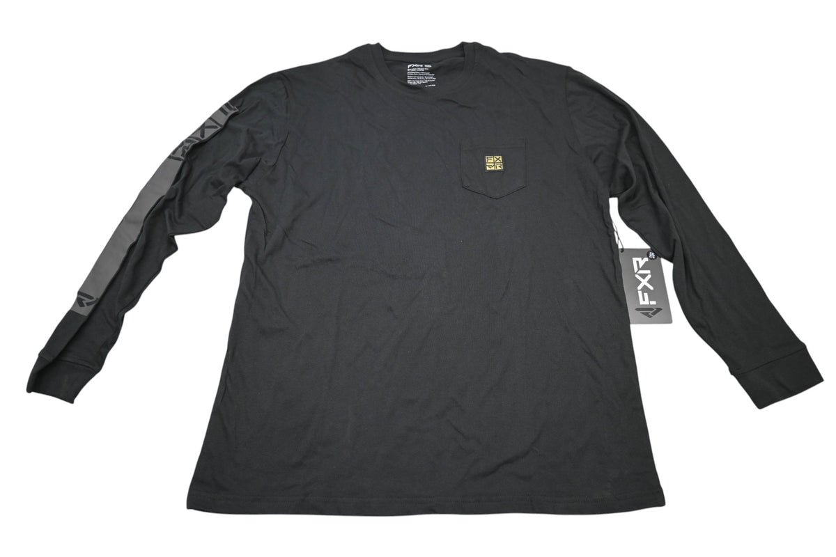 FXR 231301-1000-19 Womens 2XL Black Work Pocket Longsleeve Shirt NOS