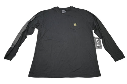 FXR 231301-1000-19 Womens 2XL Black Work Pocket Longsleeve Shirt NOS