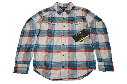 Klim 3631-000-120-644 Womens Small Moonstruck/Castlerock Upland Owen Heavyweight Flannel Longsleeve Shirt NOS