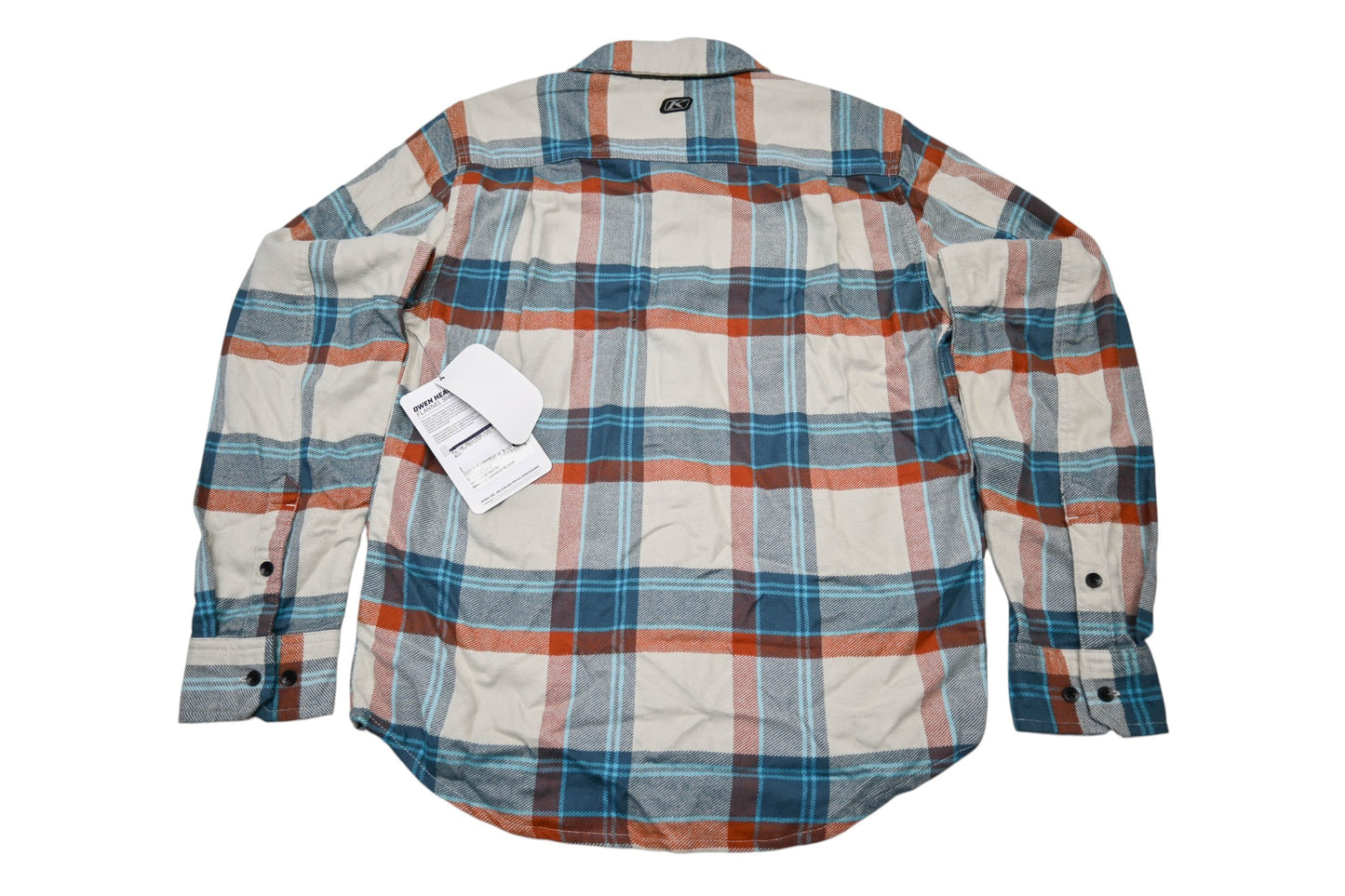 Klim 3631-000-120-644 Womens Small Moonstruck/Castlerock Upland Owen Heavyweight Flannel Longsleeve Shirt NOS