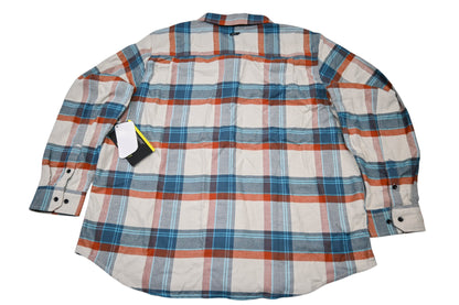 Klim 3631-000-170-644 Womens 3XL Moonstruck/Castlerock Upland Owen Heavyweight Flannel Longsleeve Shirt NOS