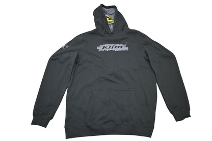Klim 6577-000-130-000 Mens Medium Black/Asphalt Patriot Hoodie NOS