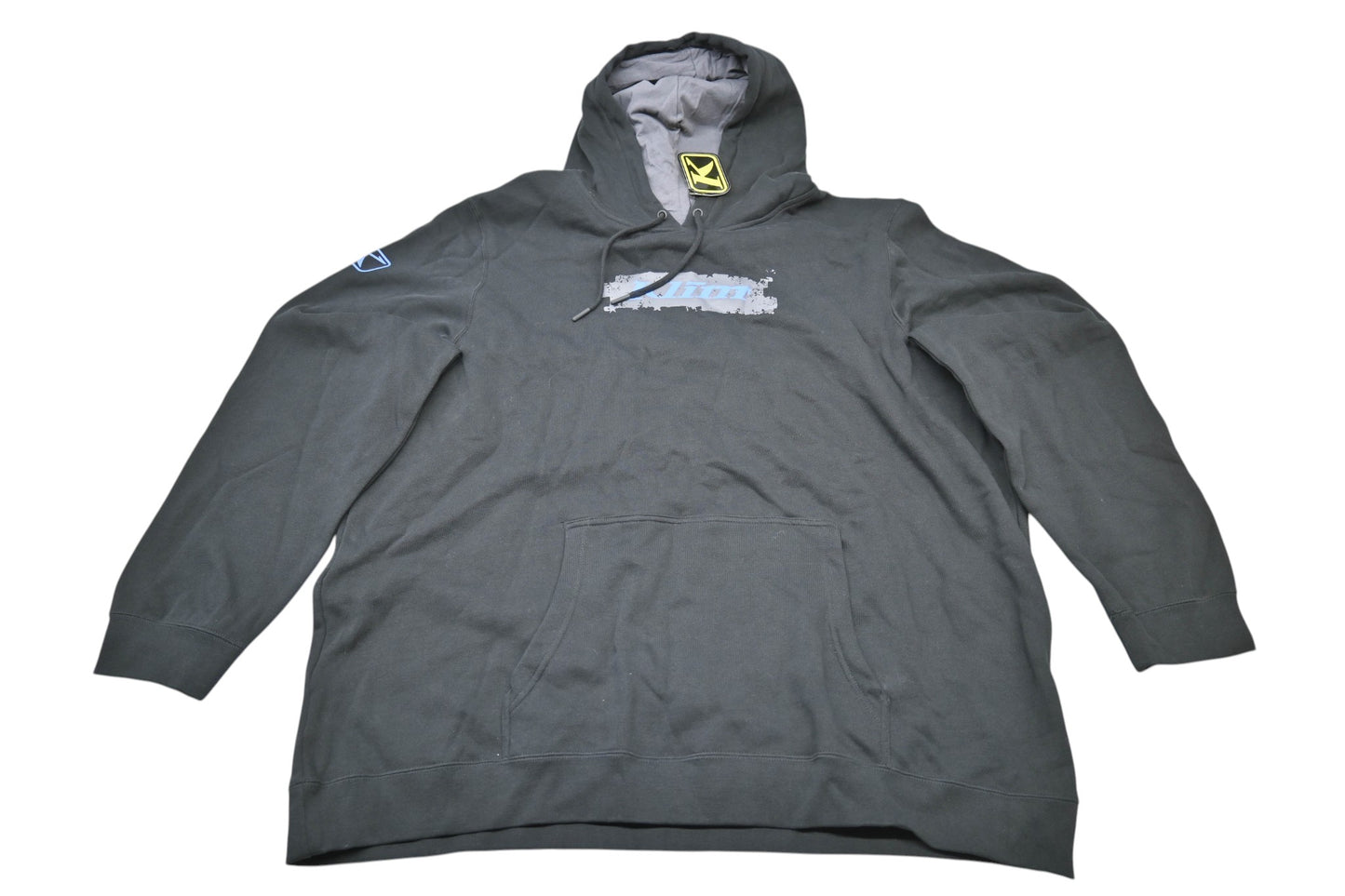 Klim 6577-000-170-001 Mens 3XL Black/Asphalt/Blue Patriot Hoodie NOS