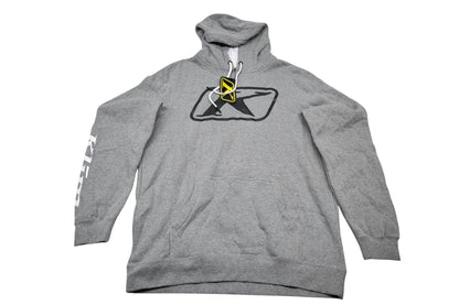 Klim 3731-001-140-600 Mens Large Heathered Gray/Black K Corp Hoodie NOS