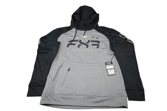 FXR 241122-0510-16 Unisex XL Gray/Black Moto Tech Pullover Hoodie NOS