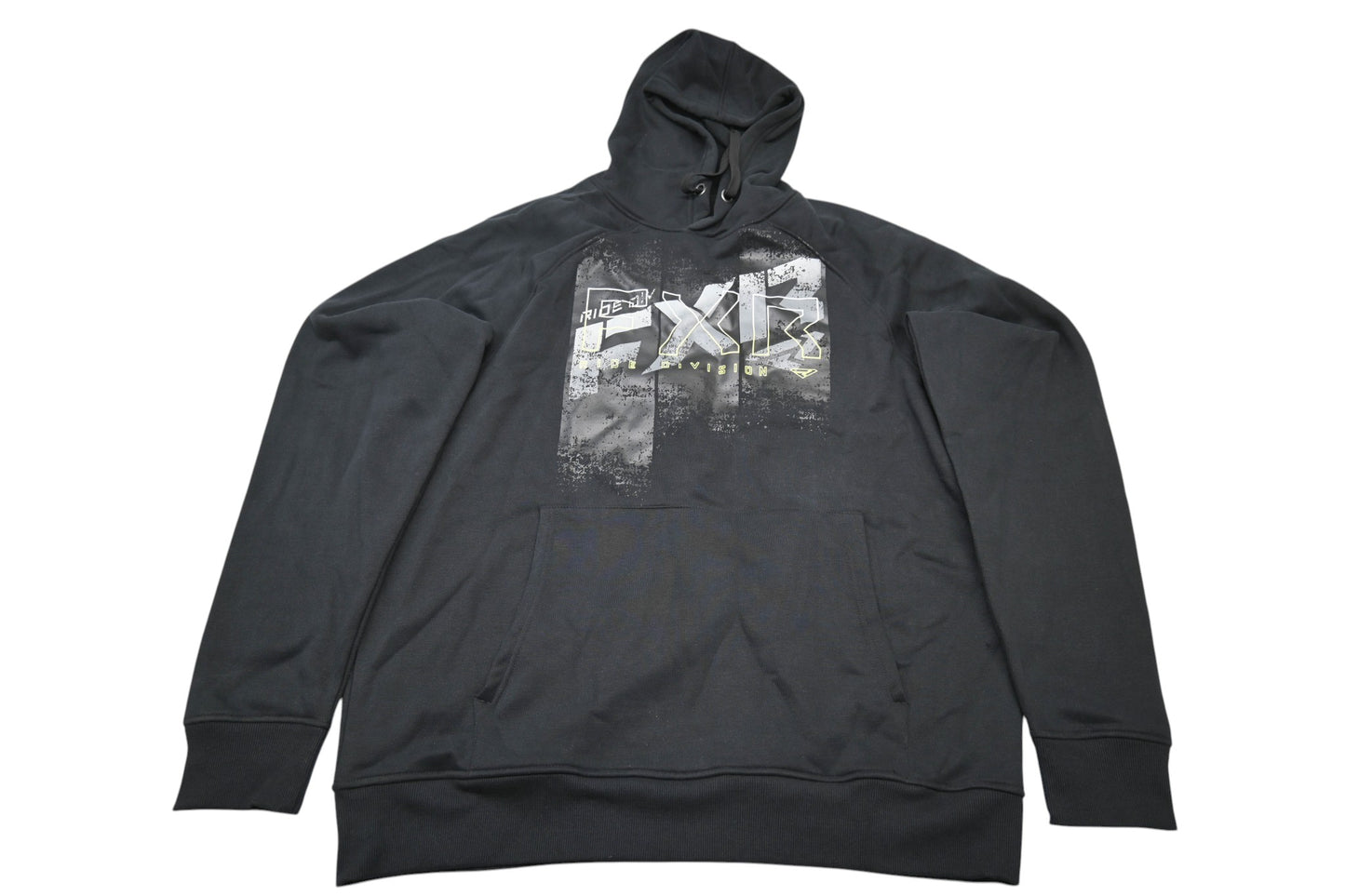 FXR 231156-1065-19 Unisex 2XL Black/HiVis Broadcast Pullover Hoodie NOS