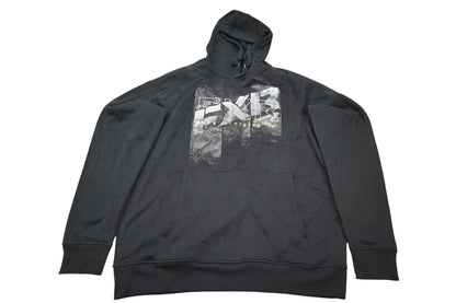 FXR 231156-1065-19 Unisex 2XL Black/HiVis Broadcast Pullover Hoodie NOS