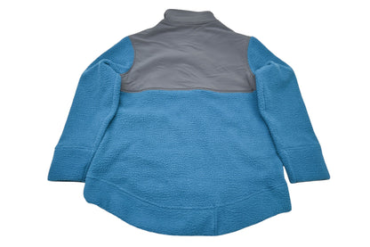 Klim 3590-000-140-248 Womens Large Deep Lagoon/Asphalt High Pile Mountain Fleece Jacket NOS