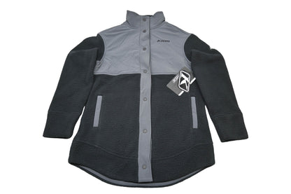 Klim 3590-000-120-005 Womens Small Black/Asphalt High Pile Mountain Fleece Jacket NOS