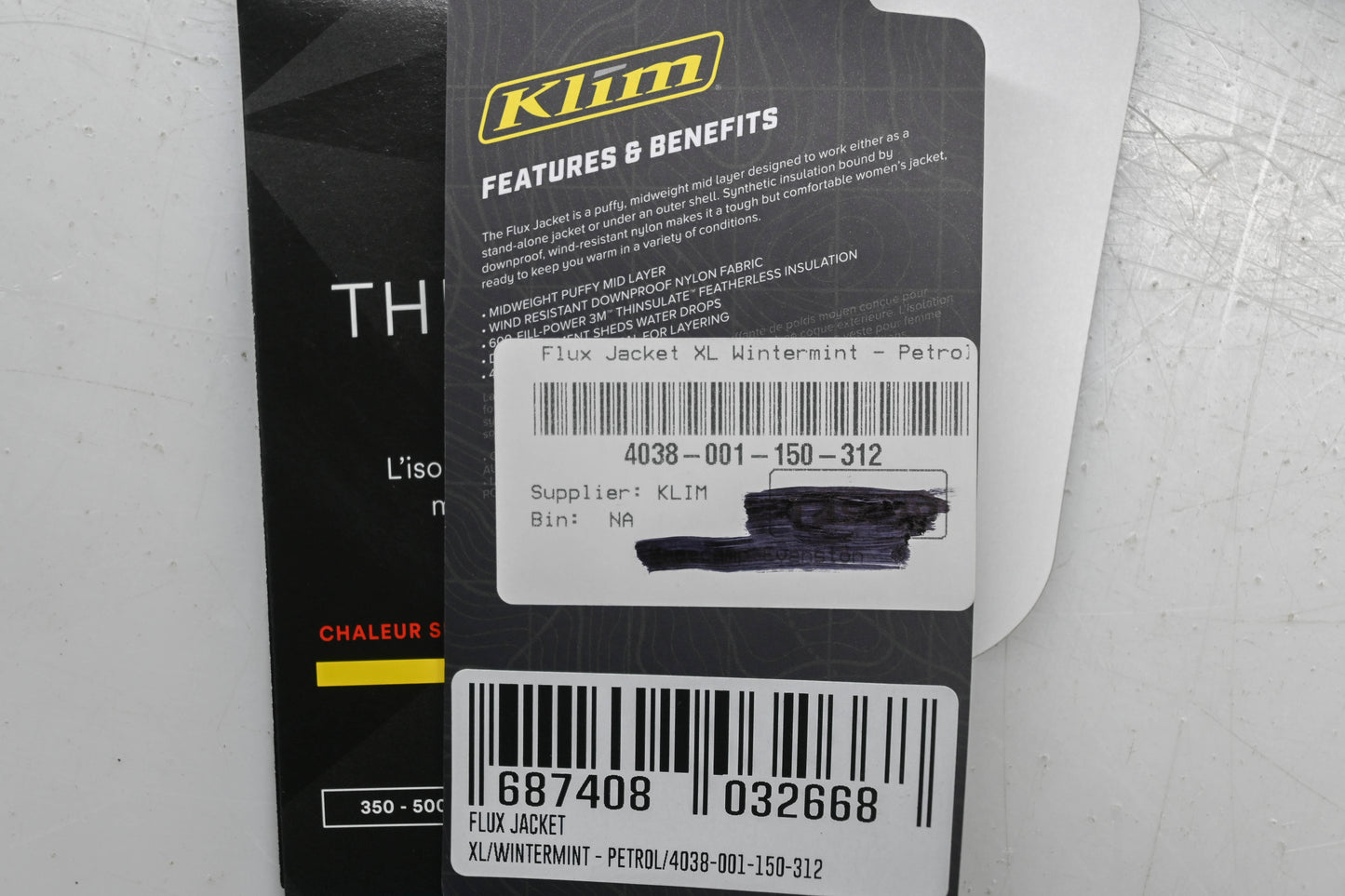 Klim 4038-001-150-312 Womens XL Wintermint/Petrol Flux Jacket NOS