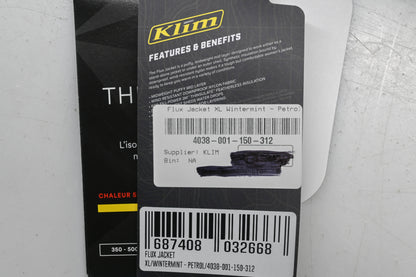 Klim 4038-001-150-312 Womens XL Wintermint/Petrol Flux Jacket NOS