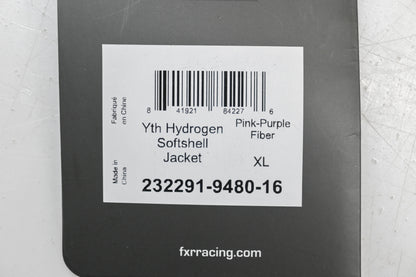 FXR 232291-9480-16 Youth XL Pink-Purple Fiber Hydrogen Softshell Jacket NOS