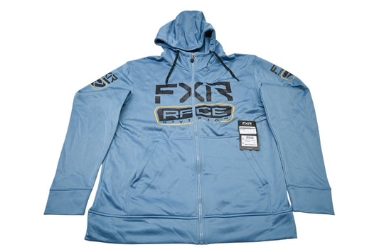 FXR 241113-0310-16 Mens XL Steel/Black Race Division Tech Hoodie NOS