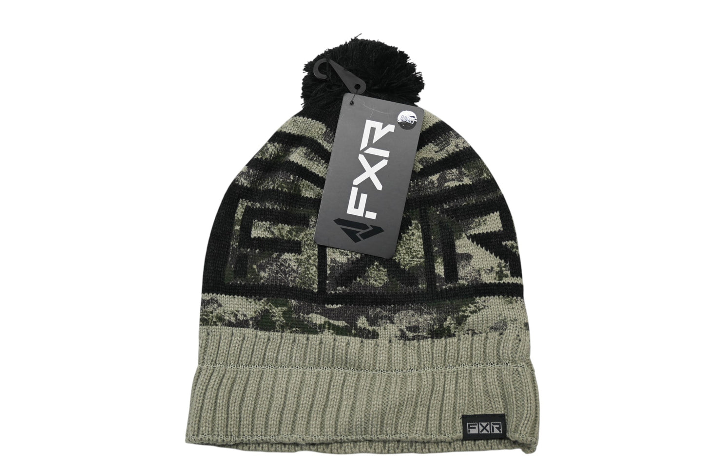 FXR 231608-7610-00 OS Army Camo/Black Helium Beanie NOS