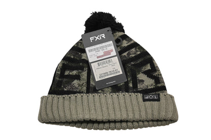 FXR 231608-7610-01 Youth Army Camo/Black Helium Beanie NOS