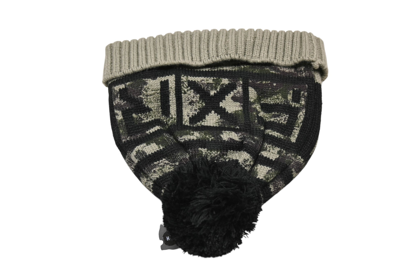 FXR 231608-7610-01 Youth Army Camo/Black Helium Beanie NOS