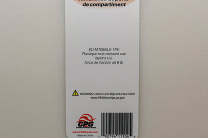 CPG BD-M109BLK-1PK Black Baggage Door Magnet Kit NOS