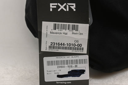 FXR 231644-1010-00 OS Black Ops Mavrick Hat NOS