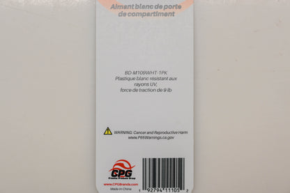 CPG BD-M109WHT-1PK White Baggage Door Magnet Kit NOS