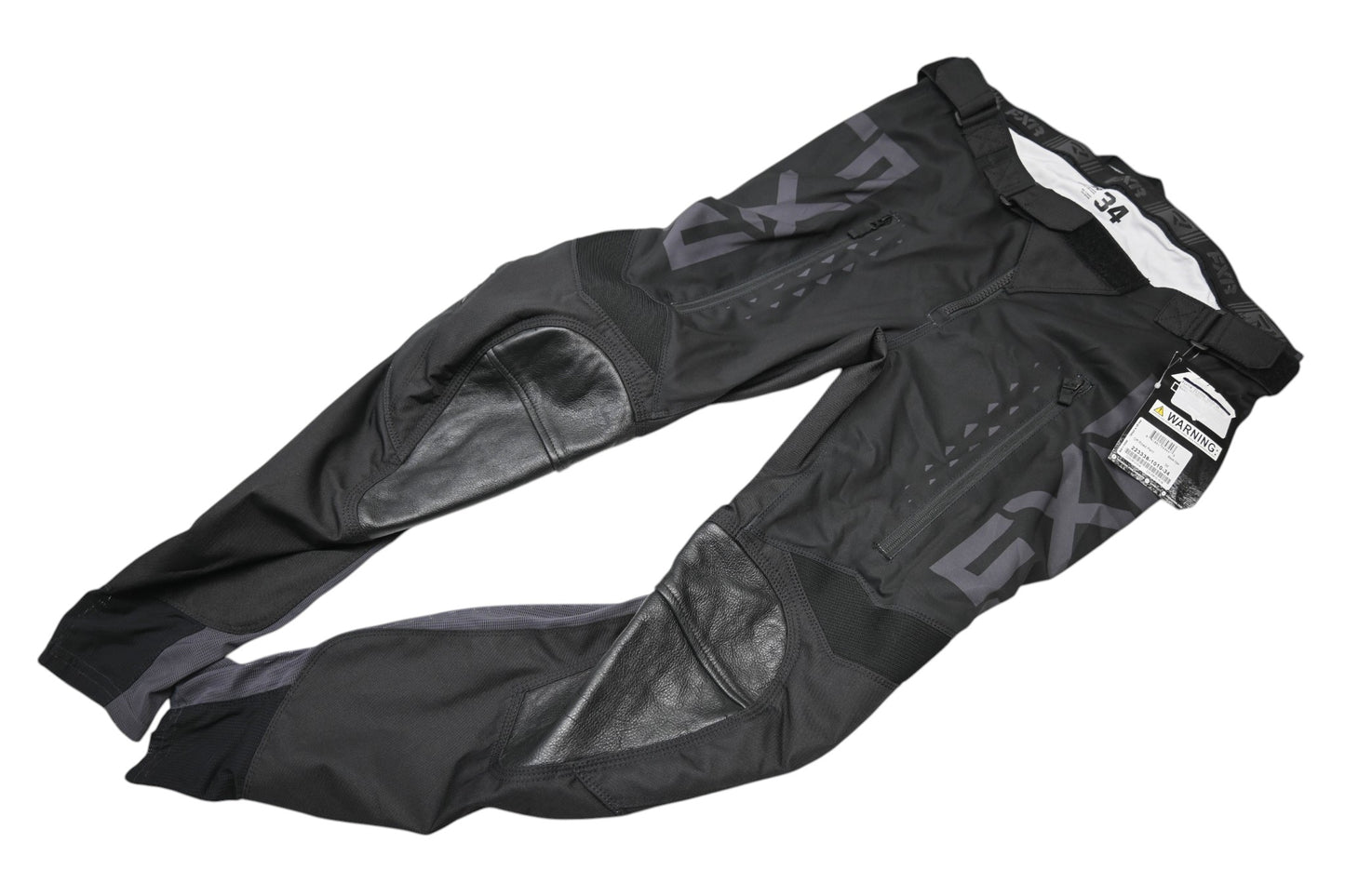 FXR 223338-1010-34 Size 34 Black Ops Off-Road Pants NOS