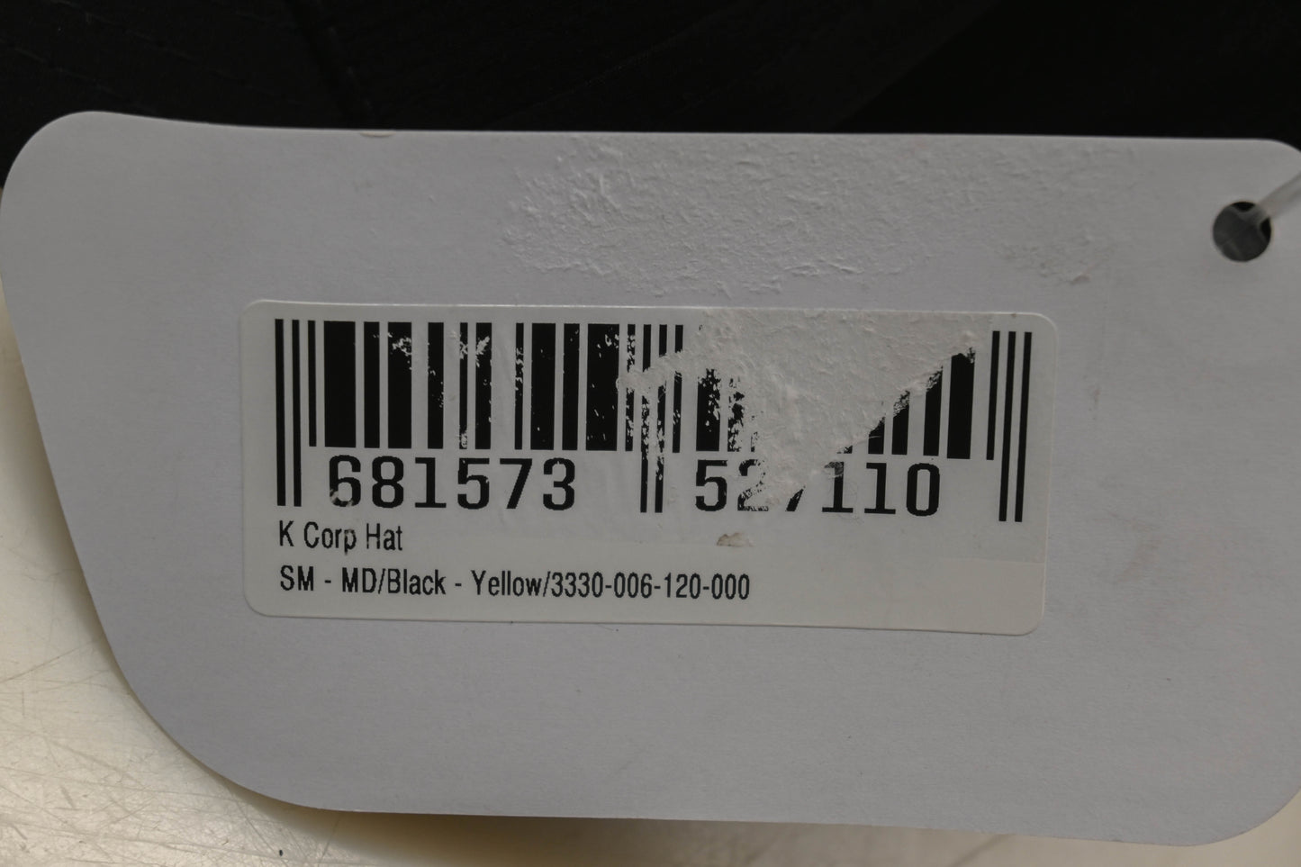 Klim 3330-006-120-000 Small/Medium Black/Yellow K-Corp Hat NOS