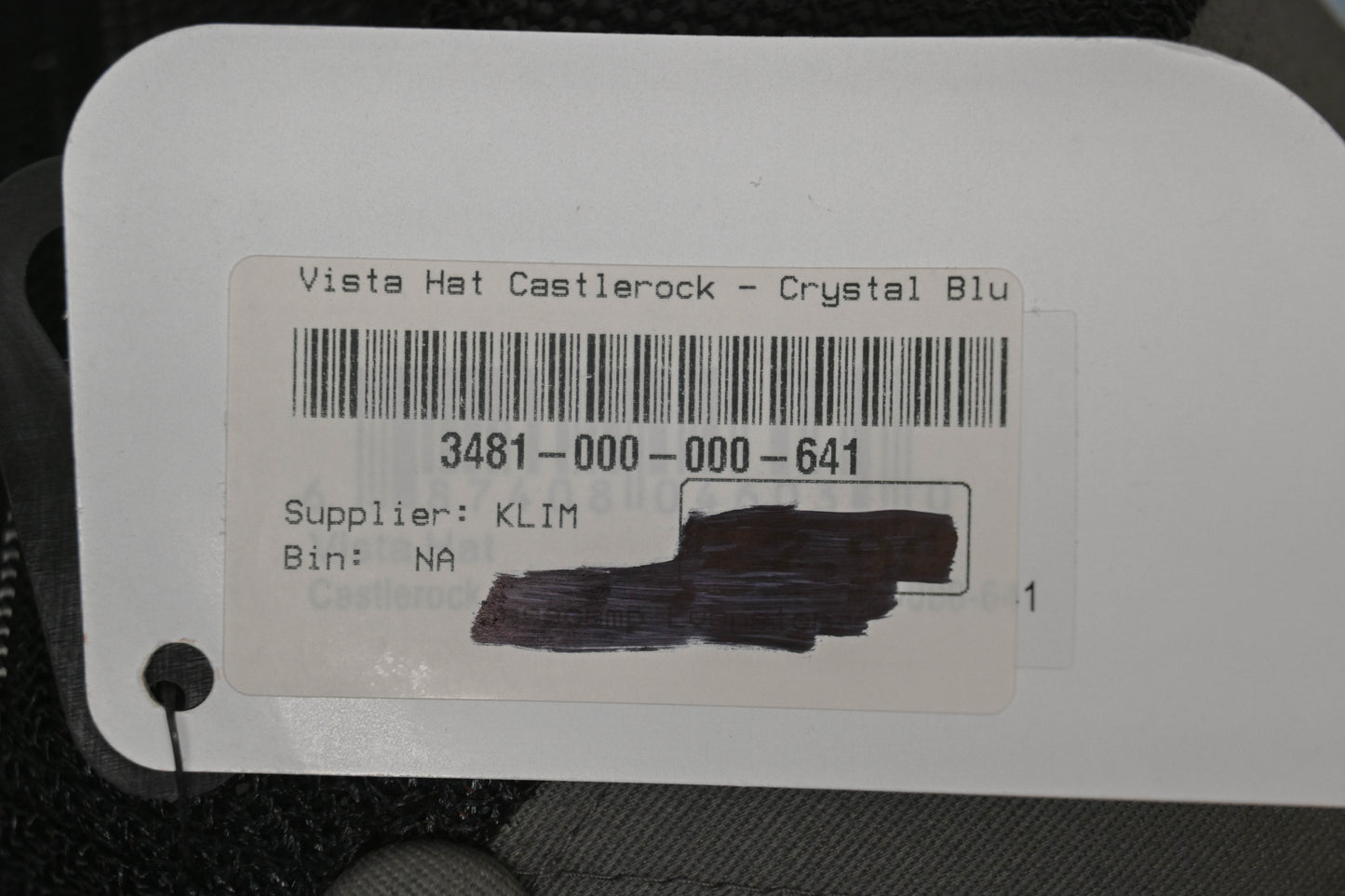 Klim 3481-000-000-641 Castlerock/Crystal Blue Vista Hat NOS