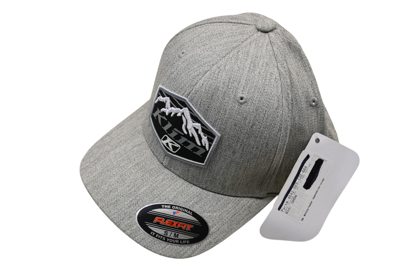 Klim 4042-003-120-668 Small/Medium Gray Heather/Black Glacier Hat NOS