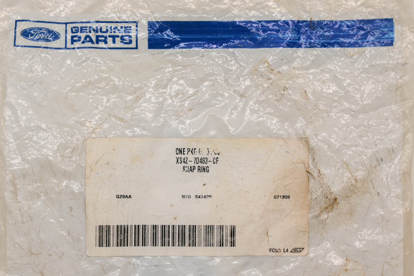 New OEM Ford XS4Z-7D483-CF Snap Rings Qty 5 NOS