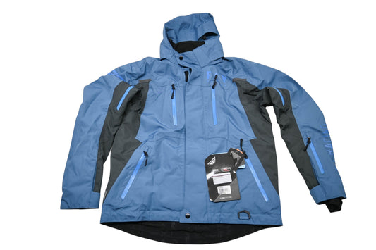 Fly Racing 470-4104S Mens Small Blue/Grey Incline Jacket NOS