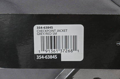 Fly Racing 354-6384S Small Grey/Red Checkpoint Jacket NOS
