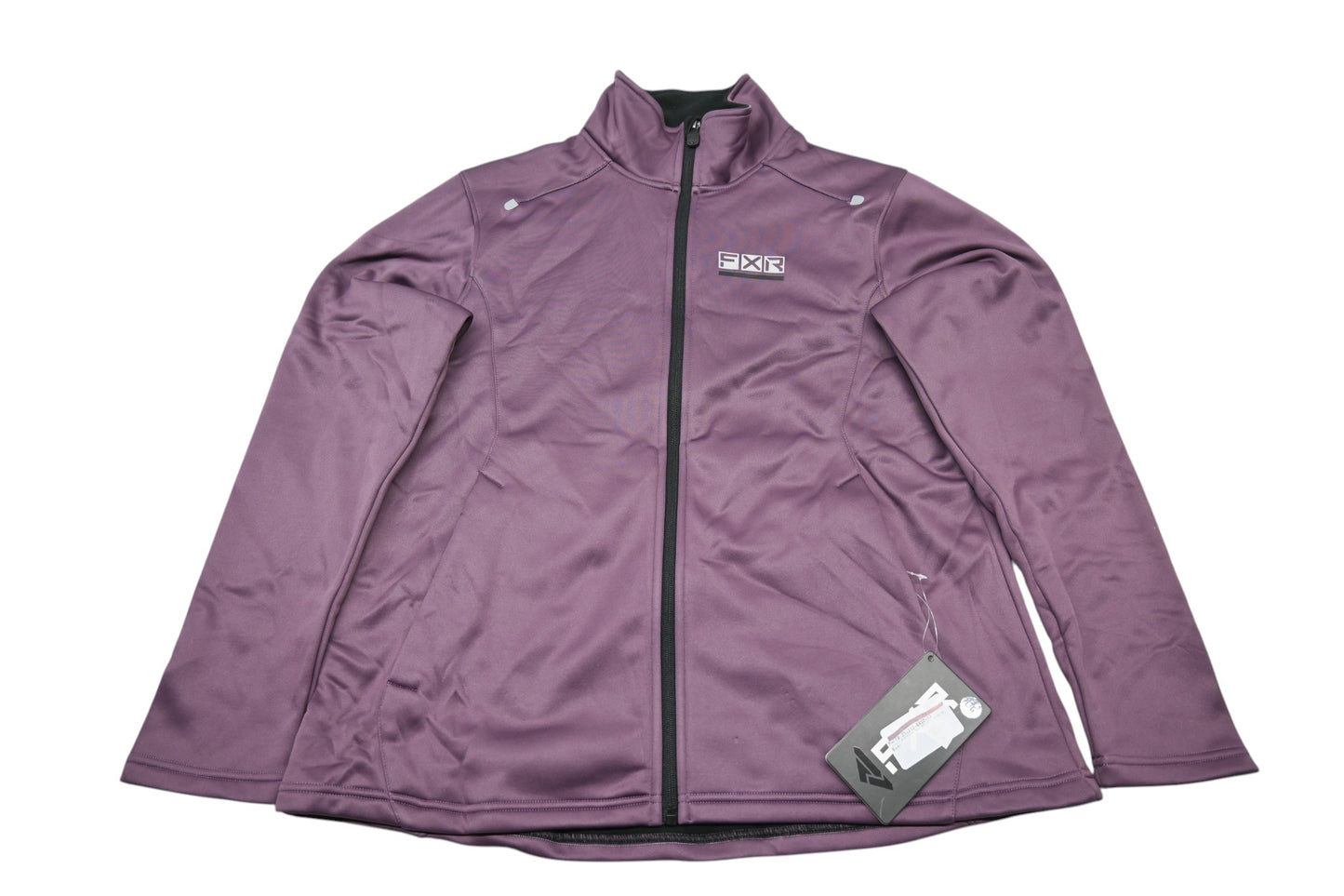 FXR 231212-8410-13 Womens Large Muted Grape/Black Elevation Tech Zip-Up NOS