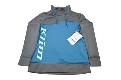 Klim 3600-000-120-661 Womens Small Asphalt/Deep Lagoon Accelerate Pullover NOS