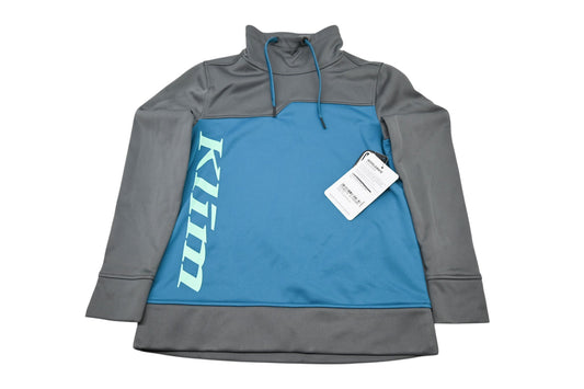 Klim 3600-000-120-661 Womens Small Asphalt/Deep Lagoon Accelerate Pullover NOS