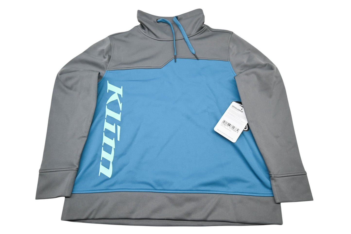 Klim 3600-000-150-661 Womens XL Asphalt/Deep Lagoon Accelerate Pullover NOS