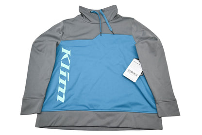 Klim 3600-000-150-661 Womens XL Asphalt/Deep Lagoon Accelerate Pullover NOS