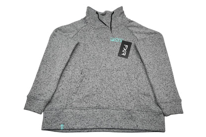 FXR 231204-0752-13 Womens Large Grey Heather/Mint Ember Pullover Sweater NOS