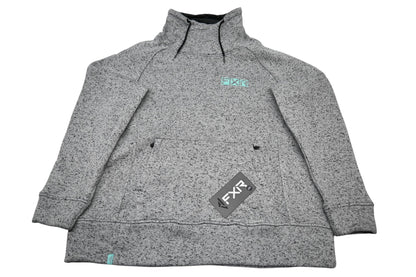 FXR 231204-0752-16 Womens XL Grey Heather/Mint Ember Pullover Sweater NOS