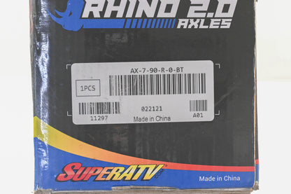 SuperATV AX-7-90-R-0-BT Rhino 2.0 Axle NOS
