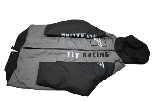 Fly Racing 470-4051 Black/Grey Pit Coat NOS