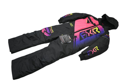 FXR 233018-1065-08 Child Size 8 Black/Neon Fusion Helium Monosuit NOS