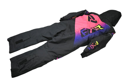FXR 233018-1065-08 Child Size 8 Black/Neon Fusion Helium Monosuit NOS
