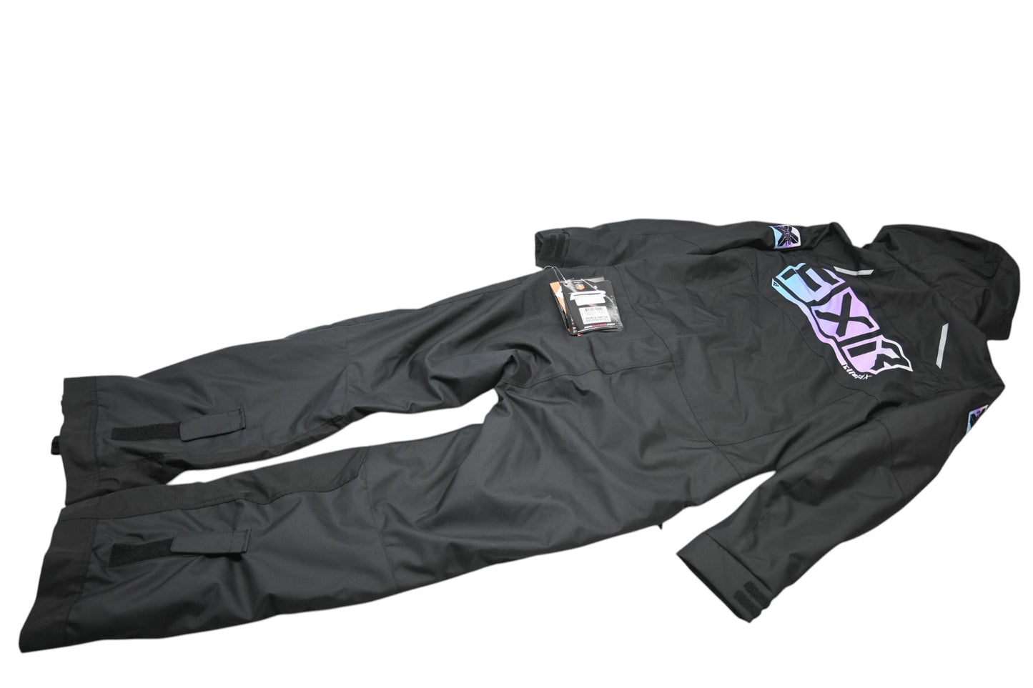 FXR 232912-1087-08 Womens Size 8 Black/Sky Blue-Lilac-White Fade Recruit Lite Monosuit NOS