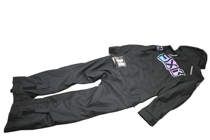 FXR 232912-1087-08 Womens Size 8 Black/Sky Blue-Lilac-White Fade Recruit Lite Monosuit NOS