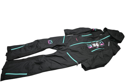 FXR 232912-1052-08 Womens Size 10 Black/Mint-E Pink Fade Recruit Lite Monosuit NOS